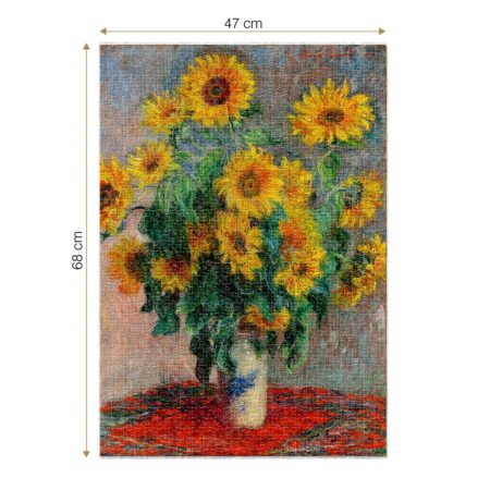 Bouquet of sunflowers. Claude Monet: rompecabezas 1000 piezas