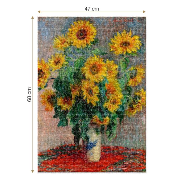 Bouquet of sunflowers. Claude Monet: rompecabezas 1000 piezas