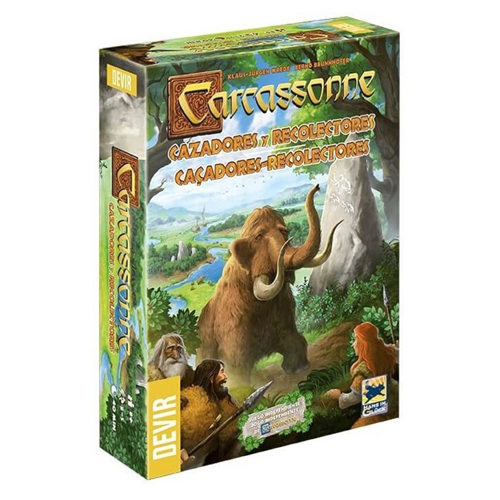 Carcassonne, cazadores y recolectores: juego de mesa