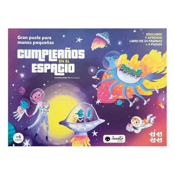 Cumpleaños en el espacio: rompecabezas